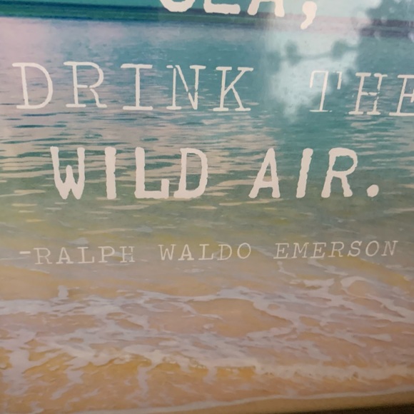 Framed Inspirational Ocean Print - Picture 6 of 9